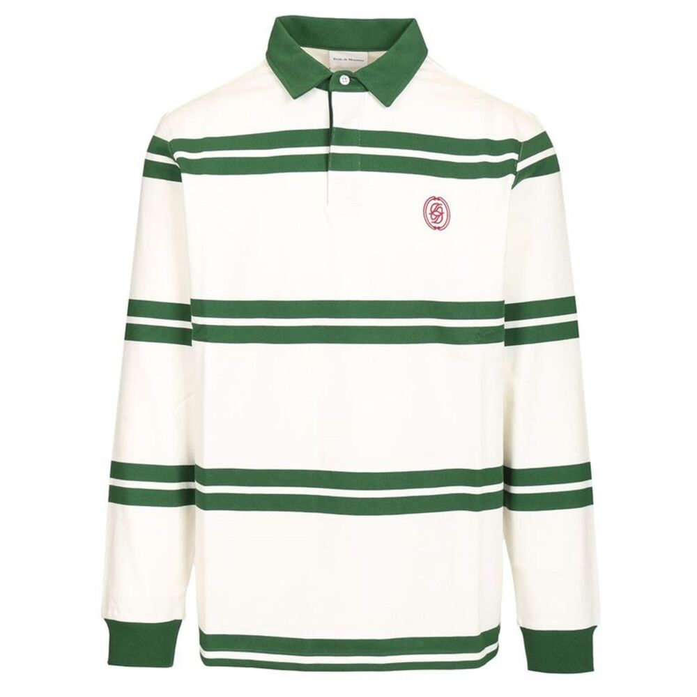 Drole De Monsieur Men D Mirror Striped Polo